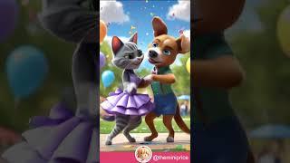 The Great Friendship of Cat and Dog  #cartoon #dance #baby #music