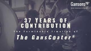 GansCoater® | Timeline of our Tablet Coating Machine | Testimony to our conviction