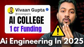 AI First Engineering College of 2025 | 1 Cr Startup Funding | Crazy Innovation Lab|Vedam|VSAT 2025