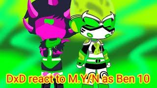 DxD react to Male Y/N as Ben 10(4/?)
