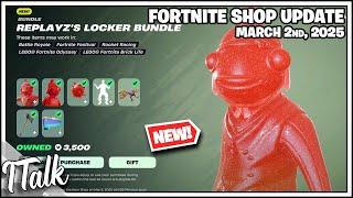 *NEW* REPLAYZ LOCKER BUNDLE! Fortnite Item Shop [March 2nd, 2025] (Fortnite Chapter 6)