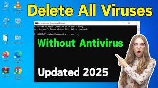 How to Scan & Delete VIRUS Using CMD in Windows 10/11 | Remove all Viruses from Laptop PC