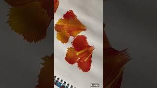 Flower painting by lucky #art #shorts #viral #acrylicpainting #reels #viralshorts