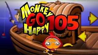 Игра "Счастливая Обезьянка 105" (Monkey GO Happy 105) - прохождение