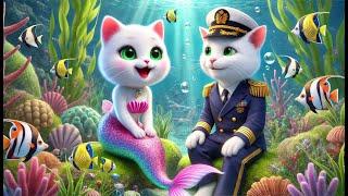 Mermaid Cat Save The Army Officer Life | Cat & Mermaid | #cat #cute #army #viralvideo #funny