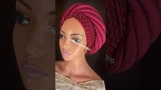 Beaded turban. #hat #headwear #turbancap #makemefamous #turbancap #fashion
