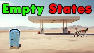 Half of America is Empty! 10 EMPTY States.