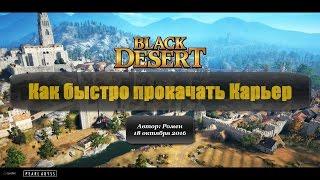 Как быстро прокачать карьер в Black Desert