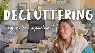 Declutter my ENTIRE apartment with me! While I get easily distracted..