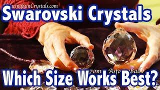 Swarovski Crystal Size Comparison | Crystal Prism Selection