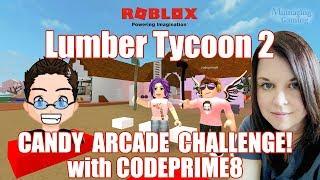 Lumber Tycoon 2   Candy Arcade Challenge with CodePrime8 and Mumazing Gaming