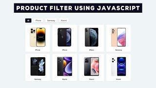 Product Filter Using HTML, CSS & Javascript | An Dev