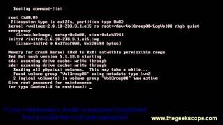 Linux Emergency Mode