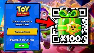 FREE! x100 CHRISTMAS GIFTS BRAWL STARS QR CODE