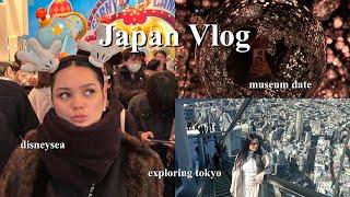 JAPAN VLOG | valentines in tokyo, disneysea + museum date 