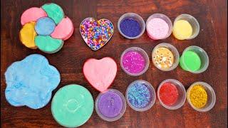 DIY Rainbow Satisfying Slime, Make DIY Idea Slime mixing video