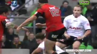 Sonny Bill Williams shoulder on Ryan Kankowski - short clip