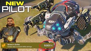 Invader Finally Gets A Legendary Pilot! NEW 500% Damage Increase To Ability | War Robots