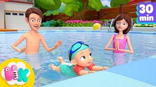 Swim like a little fish! ‍️ Swimming song for Kids | HeyKids Nursery Rhymes