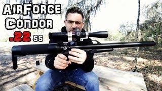 Airforce Condor SS .22 Air Rifle (Review) + 50 & 100 Yard Accuracy TEST + FULL REVIEW - PCP Pellet