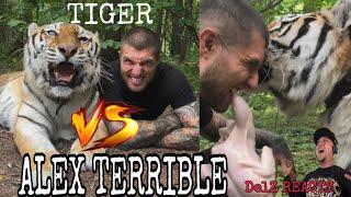 Alex Terrible Slaughter to Prevail feeds Tiger a Raw Chicken out his mouth #slaughtertoprevail