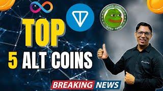 TOP 5 DIP BASED ALTCOINS for 2024 BULL RUN | 5 Altcoins - Don't Miss