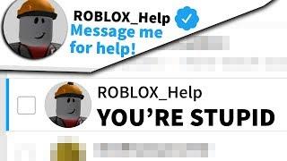 I made a Roblox help account and gave bad advice