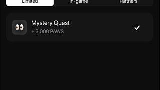 Как пройти Mystery Quest в Paws?