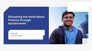 Meet the Founder of Finvesty, Mr. Rahul Jain who is set to make finance educating and entertaining