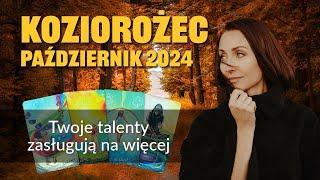 Koziorożec TWOJE TALENTY ZASŁUGUJĄ NA WIĘCEJ Październik 2024 tarot