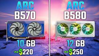 INTEL ARC B570 vs ARC B580 | Test in 7 Games