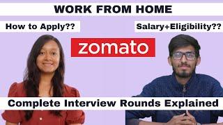 Work from home Zomato Job for Freshers | Interview process | Chat support Process | Apply Online