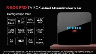 R-BOX Pro Smart Android 6.0 TV Box S912 Octa Core 64bit RAM 3GB / ROM 16GB KODI17 0