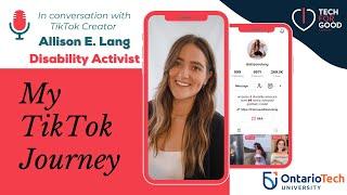 Disability activist Allison E. Lang on her TikTok journey, and good and bad sides of the platform