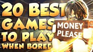 Top 20 Best Roblox Games to play when your bored