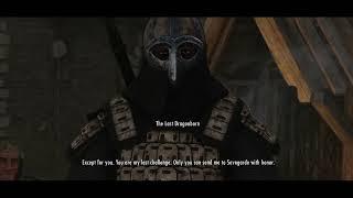 The Last Dragonborn Dies || Ebony Warrior Replacer || Skyrim SE