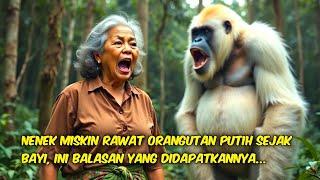 KISAH HARU!! NENEK RATIH MERAWAT SEEKOR ORANGUTAN PUTIH, CERITANYA BIKIN NANGIS