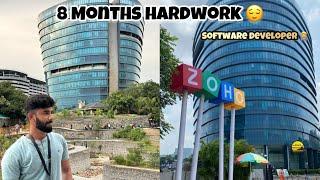 Finally Software Developer in Zoho  8 months Hard Work reveled ️‍