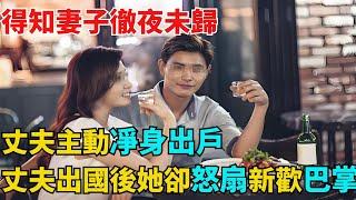 得知妻子徹夜未歸，丈夫主動凈身出戶，丈夫出國後她卻怒扇新歡巴掌【異事奇譚坊】#奇聞#秘事#民間故事#奇聞#故事#奇聞觀察室#案件解讀