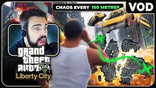 Can You Cross GTA 5's Liberty City With A Chaos Effect Every 150 Metres?! [Full Livestream]