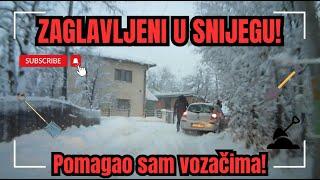 Zimski uvjeti i sigurnost na cesti. Zaglavljena vozila u Sarajevu tokom snježnih padavina 24.12.2024