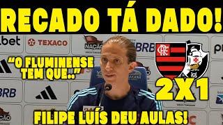 FILIPE LUÍS DEU O RECADO SÉRIO PRO FLUMINENSE! PÓS-JOGO: FLAMENGO 2-1 VASCO!