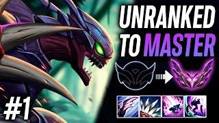 ¡LA ESTRATEGIA para SALIR de LOW ELO! GUIA KHA'ZIX JUNGLA s14 GAMEPLAY | De HIERRO a MASTER EP 1