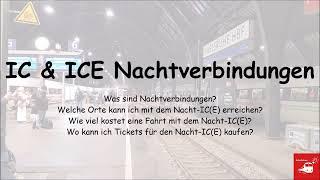 ICE und IC Nachtverkehr