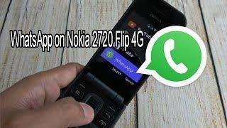 Nokia 2720 Flip 4G | WhatsApp test