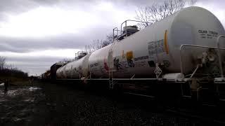 Csx q392 eastbound going down the westshore at attridge road milepost 382 and milepost 366