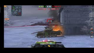 WoT blitz Chieftain Mk.6 случайно взял мастера с пятью фрагами