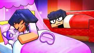 Aphmau & Aaron SLEEPOVER in Minecraft!