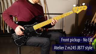 Atelier Z guitar works M245 live demo - BassFreaks.net