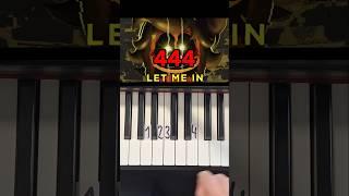 LET ME IN Verse Cg5 x CYN Piano Tutorial #shorts